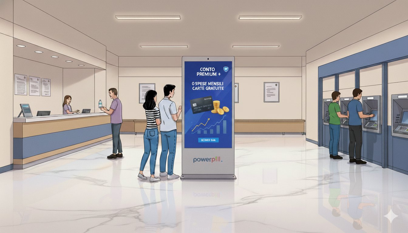 Stazione Powerpill in banca
