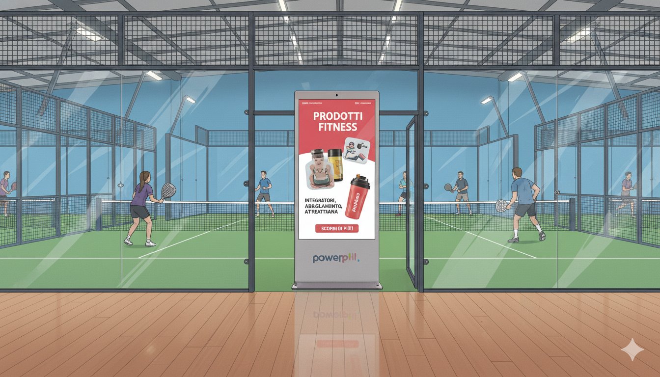Stazione Powerpill al padel