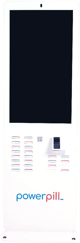 Totem Powerpill, vista frontale